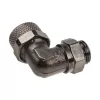 Alphacool 1/4 palca (13/10 mm) čierny niklovaný konektor 62116