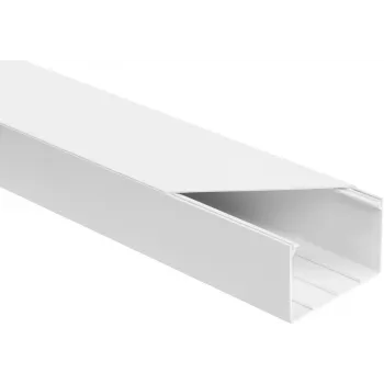 Elektroinštalačná lišta OEM 5961Z biela LS 90×60 mm, 2 m — balenie 8 ks