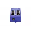 PoE injektor Extralink Gigabit 4-portový, 4x 1000Mb/s RJ45, 48V, modrá/čierna