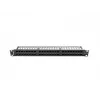 Patch panel LANBERG PPU5-1048-B 1U, 48 portov Cat5e, čierny, 445×102×44,5 mm
