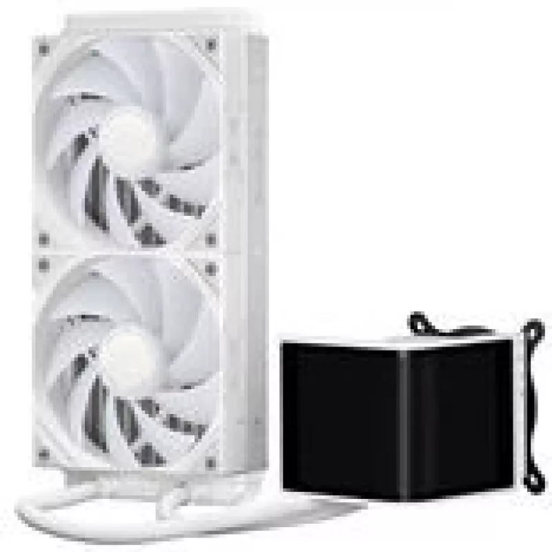 Jonsbo D32 STD PC skriňa + TRYX PANORAMA SE kompletné kvapalinové chladenie, ARGB - 240 mm, biela