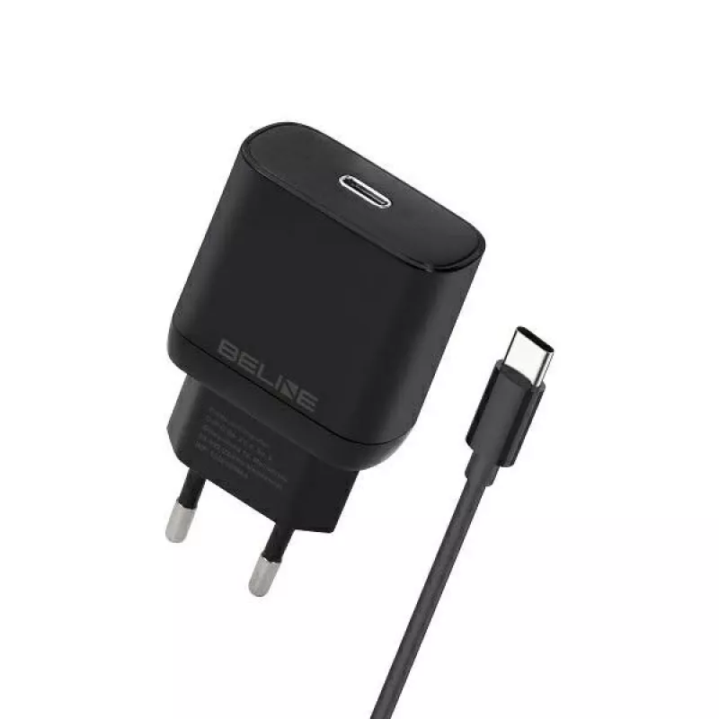 Nabíjačka Beline Beli02176 30W USB-C s USB-C káblom, čierna