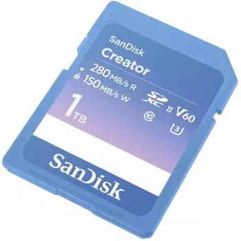 SanDisk Creator SD UHS-II pamäťová karta, 1 TB, modrá, SDSDXEP-1T00-GNCIS