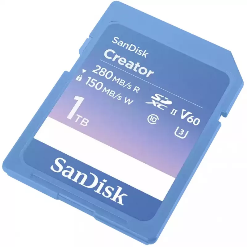 SanDisk Creator SD UHS-II pamäťová karta, 1 TB, modrá, SDSDXEP-1T00-GNCIS