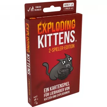 Exploding Kittens - 2-Spieler-Edition, kartová hra