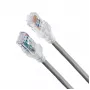 Sieťový patch kábel Belden 10GX Cat6a U/UTP LSZH, 2 m, RJ-45–RJ-45, sivý