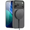 StyleShell INVISIO, puzdro na telefón čierne, iPhone 17 Pro Max, kompatibilné s MagSafe