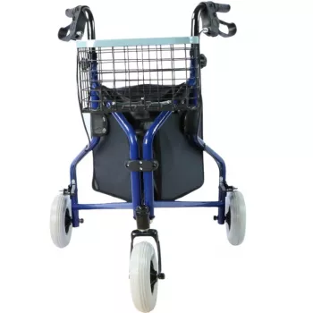 Trojkolkový rollator REHA FUND Barcelna RF-611, modrý