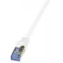 Sieťový kábel LogiLink Cat6a S/FTP RJ-45 1,5 m biely