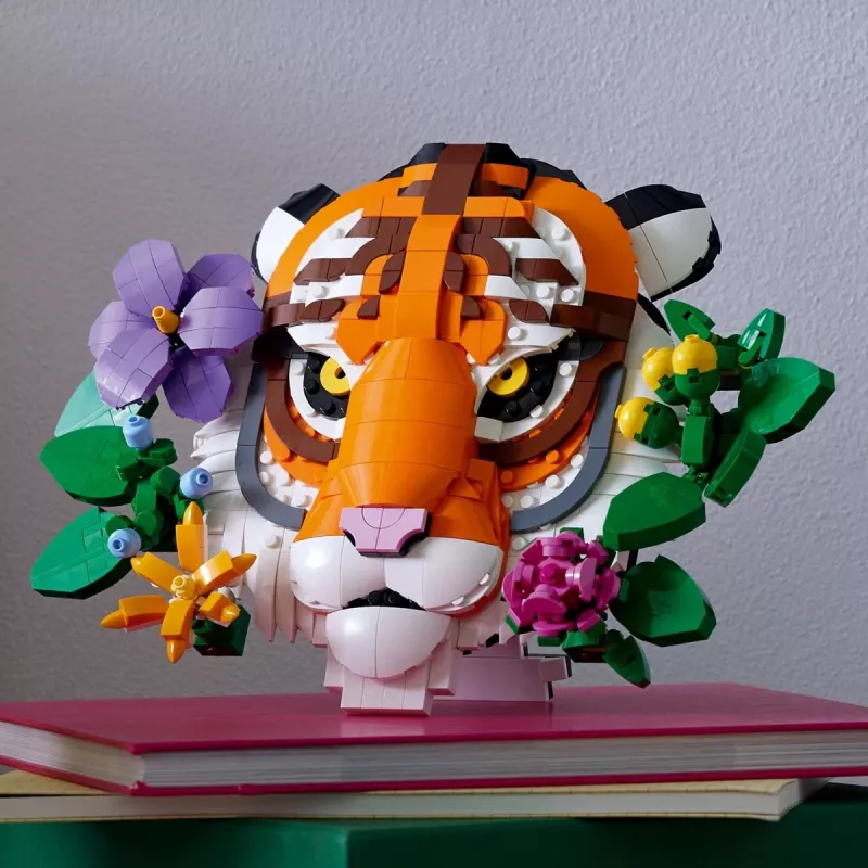 Stavebnica LEGO Art Fauna Collection Tiger set 31217 – zostaviteľný model tigra