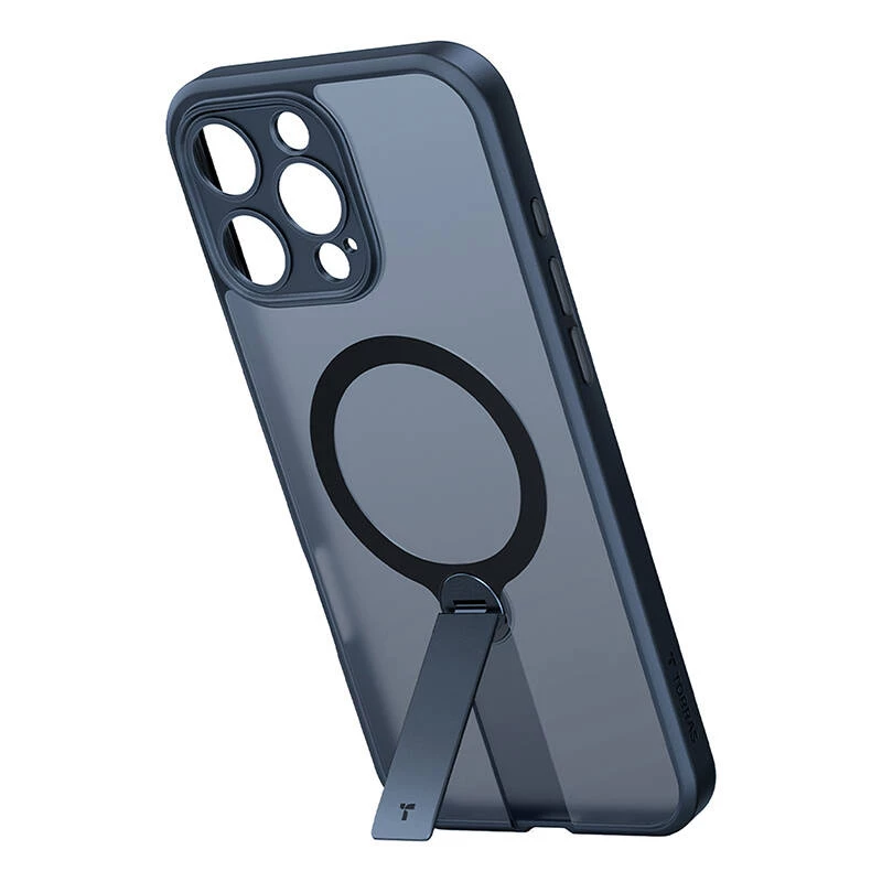 Puzdro Torras Pstand Spin pre iPhone 16 Pro (čierne)