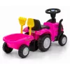 Odstrkovadlo milly mally T7 traktor (ružové) detské odstrkovadlo