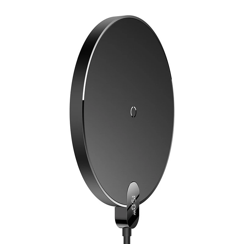 Baseus CCED000001 nabíjačka pre mobilné zariadenia slúchadlá, smartphone čierna USB bezdrôtové nabíjanie pre interiér