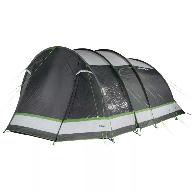 High Peak Bozen 5.0 rodinný tunelový stan (sivý/zelený)