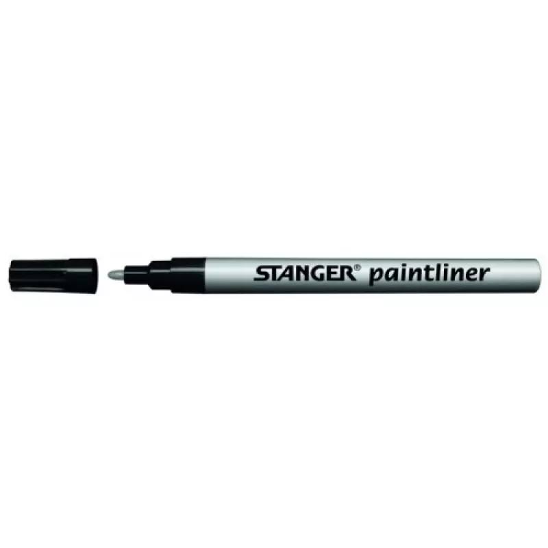 Marker Stanger Paintliner B10 strieborný hrot 1–2 mm na presné línie
