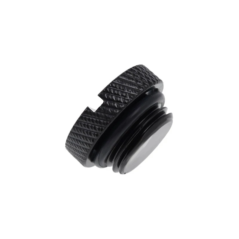 Alphacool Eiszapfen uzatváracie skrutky G1/4 (zátky), čierne, balenie 6 ks