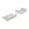 Keystone patch panel DeLOCK 43412 8 port sivý