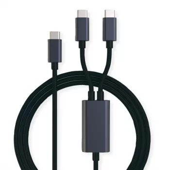 ROLINE - USB kábel - 24-pin USB-C (M) na 24-pin USB-C (M) - USB 2.0 - 1,85 m - USB napájanie (100 W) - čierny (11.02.8308)