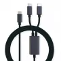 ROLINE - USB kábel - 24-pin USB-C (M) na 24-pin USB-C (M) - USB 2.0 - 1,85 m - USB napájanie (100 W) - čierny (11.02.8308)
