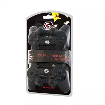 GEMBIRD JPD-UDV2-01 – gamepad – 10 tlačidiel – káblový (balenie 2 ks) – pre PC (JPD-UDV2-01)