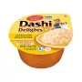 INABA Dashi Delights kura so syrom v bujóne – maškrty pre mačky – 70 g