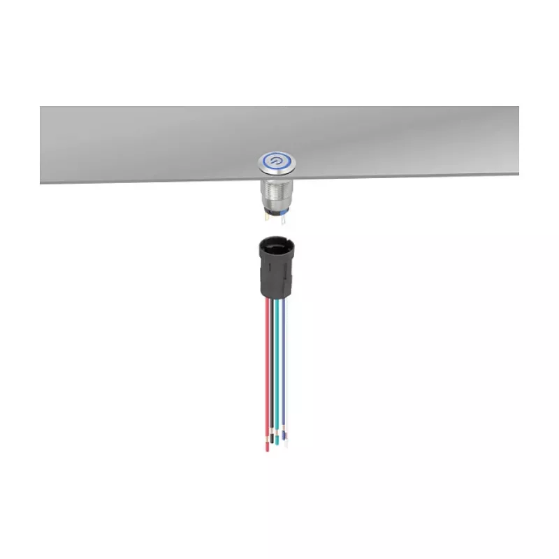 Delock 90792 Zásuvka pre 19 mm 5-pinové tlačidlo alebo spínač