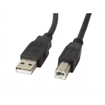 Lanberg CA-USBA-11CC-0050-BK USB kábel 5 m 2.0 USB B čierny (CA-USBA-11CC-0050-BK)