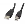 Lanberg CA-USBA-11CC-0050-BK USB kábel 5 m 2.0 USB B čierny (CA-USBA-11CC-0050-BK)
