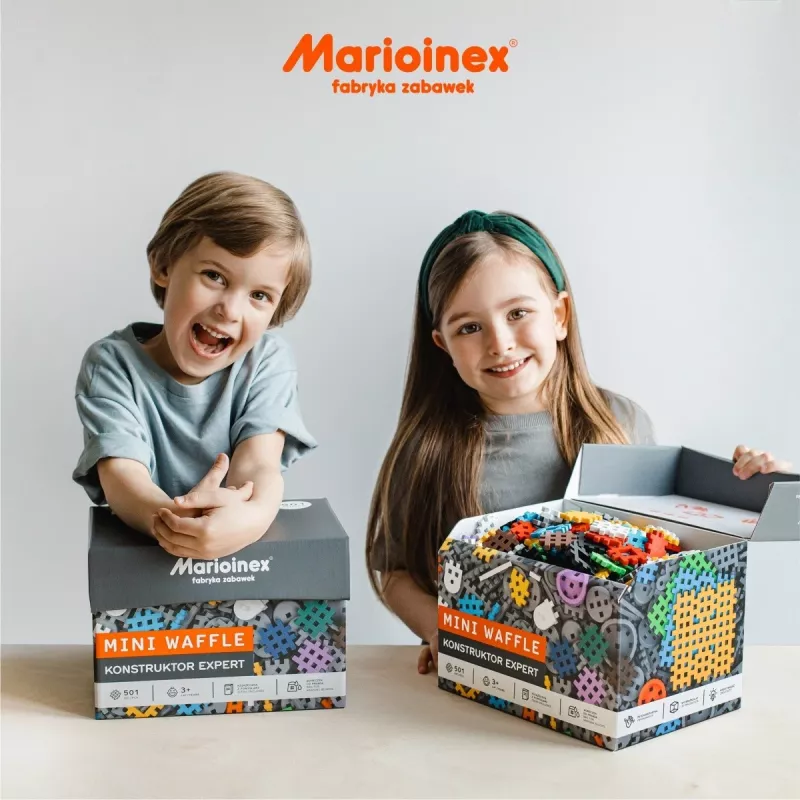 Marioinex Mini Waffle stavebnica Constructor Expert, 501 dielikov