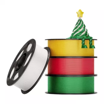 Sada PLA filamentu AnyCubic Christmas — 4 ks, materiál PLA, miešané farby