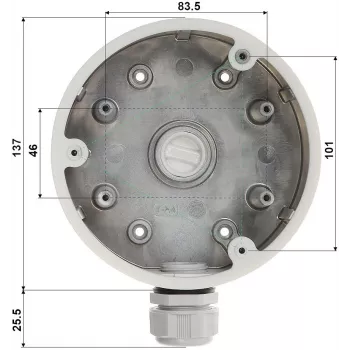 Držiak Hikvision DS-1280ZJ-PT6