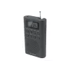 Prenosné rádio Muse M-03 R s FM-PLL ladením, LCD displej, externá anténa, čierne