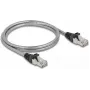 Sieťový kábel DeLOCK RJ45 kábel Cat.6A U/FTP RJ-45 1 m strieborný