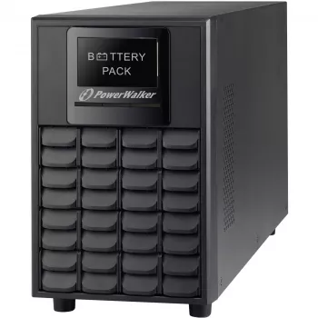 Batériová skriňa UPS PowerWalker BP A24T-4x9Ah — 4× 12 V 9 Ah, čierna, 126×397×221 mm