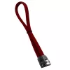 CableMod ModMesh - SATA kábel - Serial ATA 150/300/600 - SATA (W) na SATA (W) - 60cm - Blood Red (CM-CAB-SATA-N60KBR-R)