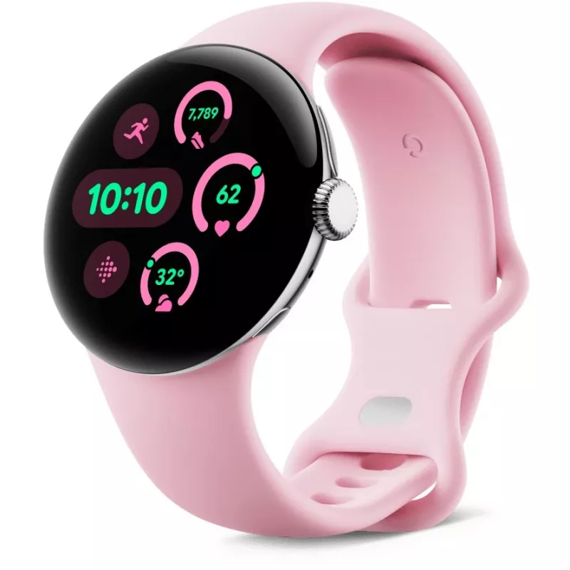 Google Pixel Watch 3 - 41 mm - hliník striebro leštený