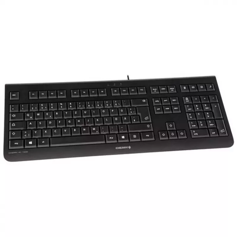 CHERRY KC 1000 klávesnica kancelárska USB QWERTY španielska čierna