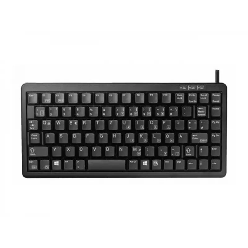 CHERRY Compact , Combo (USB + PS/2), DE klávesnica Office USB + PS/2 QWERTY čierna