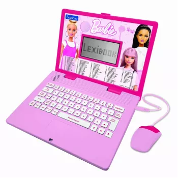 Dvojjazyčný vzdelávací laptop pre deti Lexibook Barbie JC598BBi17 – dvojjazyčná vzdelávacia hračka
