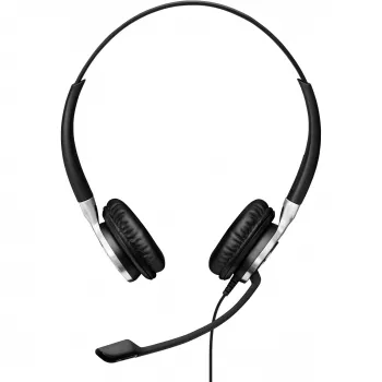 EPOS IMPACT SC 660 USB ML Headset káblový s hlavovým mostom telefonovanie/hudba USB Type-A čierna, strieborná