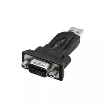 LogiLink AU0002F RS-232 USB 2.0 adaptér samec čierny