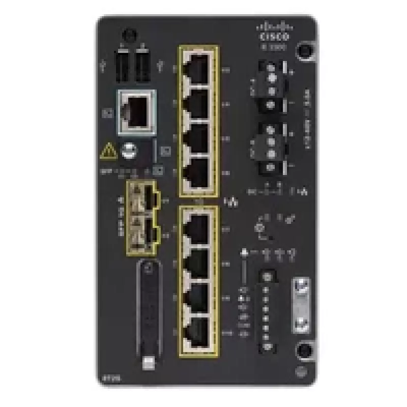Cisco Catalyst IE3300 switch s 8 GE medený + 2 GE SFP modul