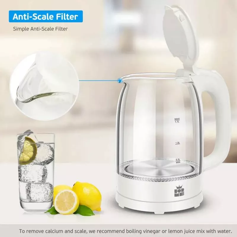 Elektrická kanvica Forme FKG-102 1,7L 2200W biela