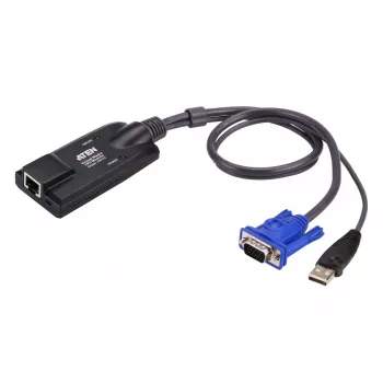 ATEN USB – VGA na Cat5e/6 KVM adaptérový kábel (CPU modul), s podporou Virtual-Media