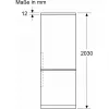 Bosch Serie 4 KGN39VICT chladnička s mrazničkou, voľne stojaca, 363 l (260 l + 103 l), 203 cm, energetická trieda C, nerezová oceľ