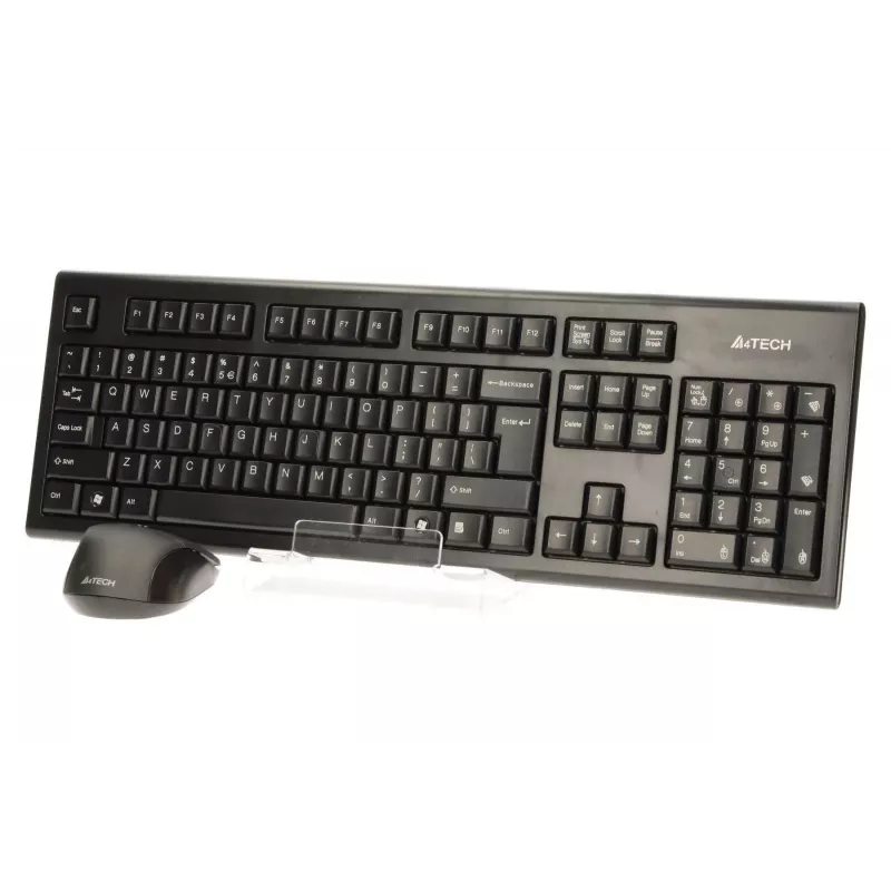 A4Tech 7100N desktopová klávesnica myš vrátane RF Wireless QWERTY anglická čierna