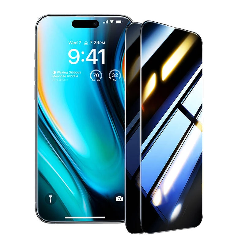 Ochranné sklo na displej proti videniu z boku Torras Install Master pre iPhone 16 Plus (model X00FX1563)