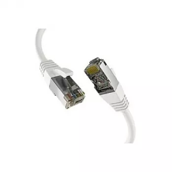 EFB-Elektronik CAT8.1 biely 0,50 m RJ45 patch kábel S/FTP PIMF LSZH 2000MHz 40GB sieťový kábel Výrobca: EFB Elektronik (EC020200311)