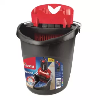 Vedro s vytláčaním mopu Vileda 157870 — čierna, 10 L, vhodné pre Ultramax & Ultramax XL, 380×300×380 mm