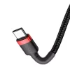 USB-C na USB-C kábel Baseus CATKLF-G91 1 m, USB-C konektor samec, 0,48 Gbit/s, čierny